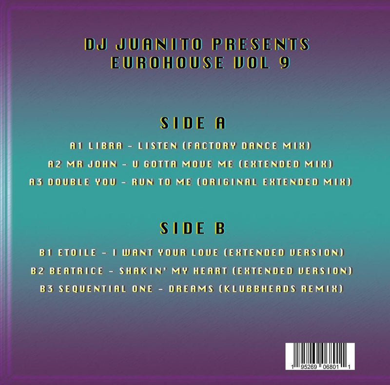 DJ Juanito Eurohouse Vol 9 (Vinilo Nuevo)