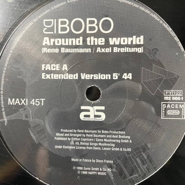 DJ BoBo – Around The World (VG+, Funda Generic) Box26