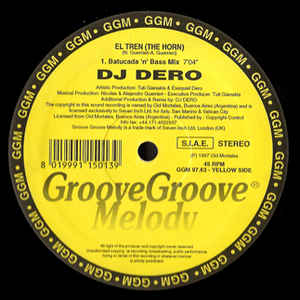 DJ Dero ‎– The Horn (El Tren) (VG+) Box5