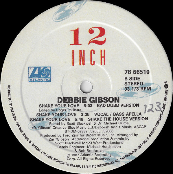Debbie Gibson – Shake Your Love (VG+, Funda Generic) Box16