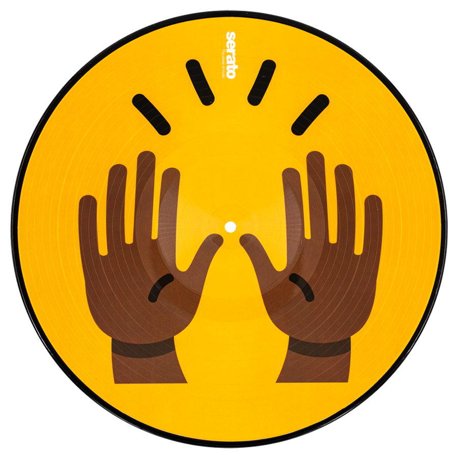 Timecode Vinilo Serato 12" Emoji Series #1 Hands (Par)