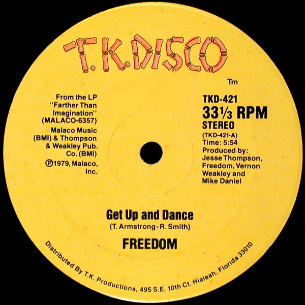 Freedom – Get Up And Dance (NM, Funda Generic) Box33