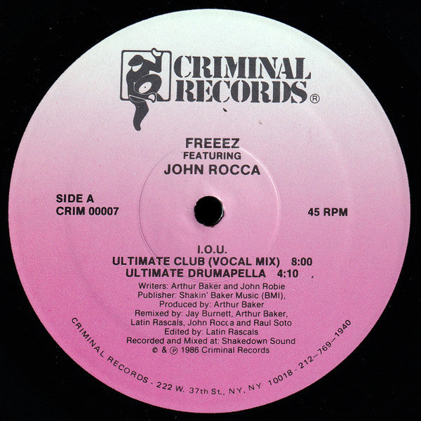 Freeez Featuring John Rocca – I.O.U. (VG+, Funda VG) Box3
