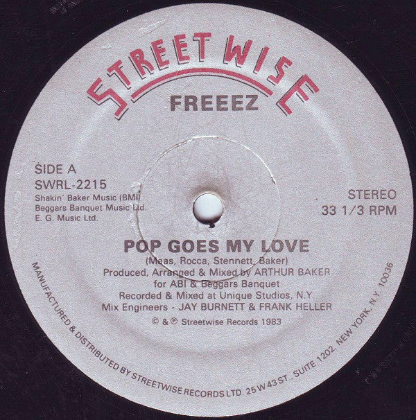 Freeez ‎– Pop Goes My Love (VG+, Funda Generic) Box8