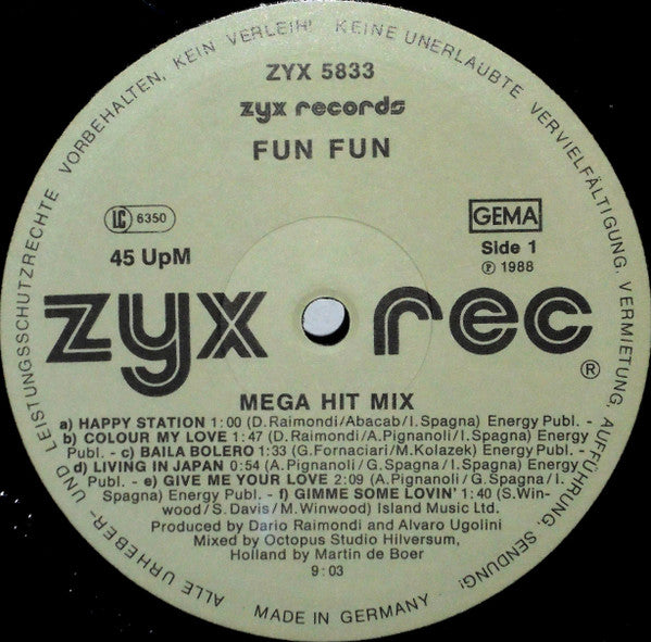 Fun Fun – Mega Hit Mix (NM, Funda Generic) Box5