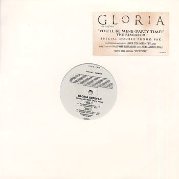 Gloria Estefan – You'll Be Mine (Party Time) - The Remixes (NM, Funda generica) Box10