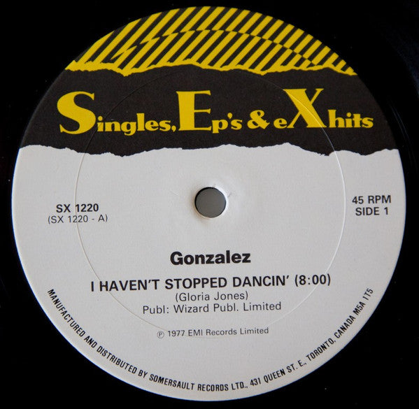 Gonzalez / Linda Clifford – I Haven't Stopped Dancin' / Don't Come Crying To Me (NM, Funda Generic) Box28