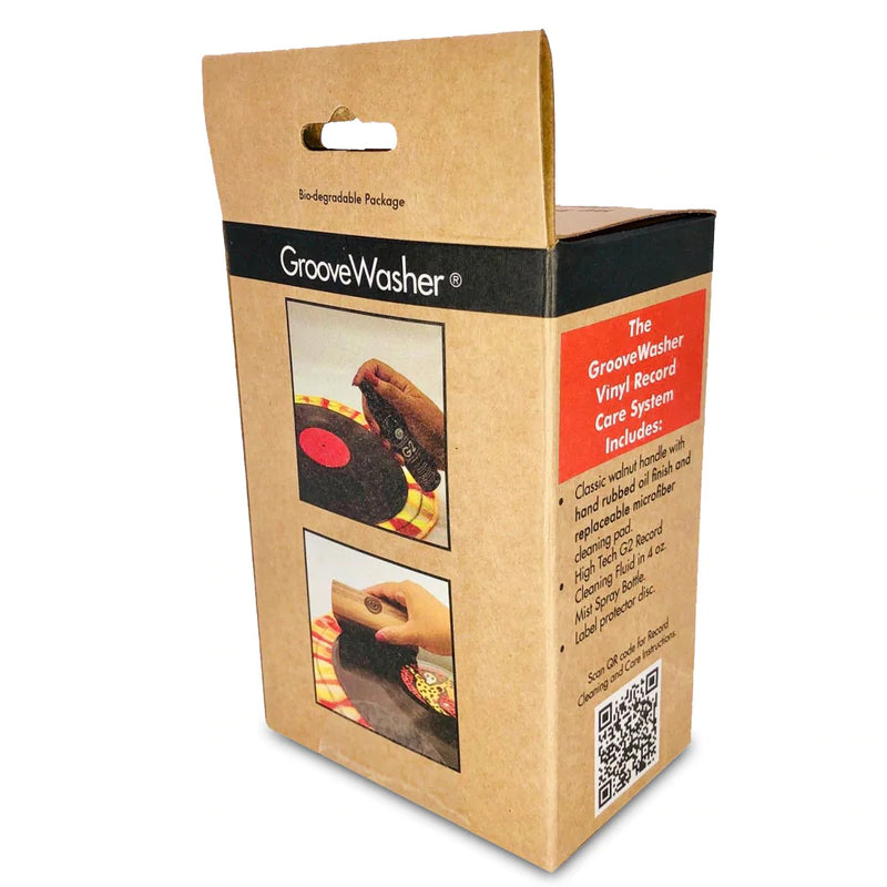 Groovewasher Walnut Kit de limpieza para Vinilo