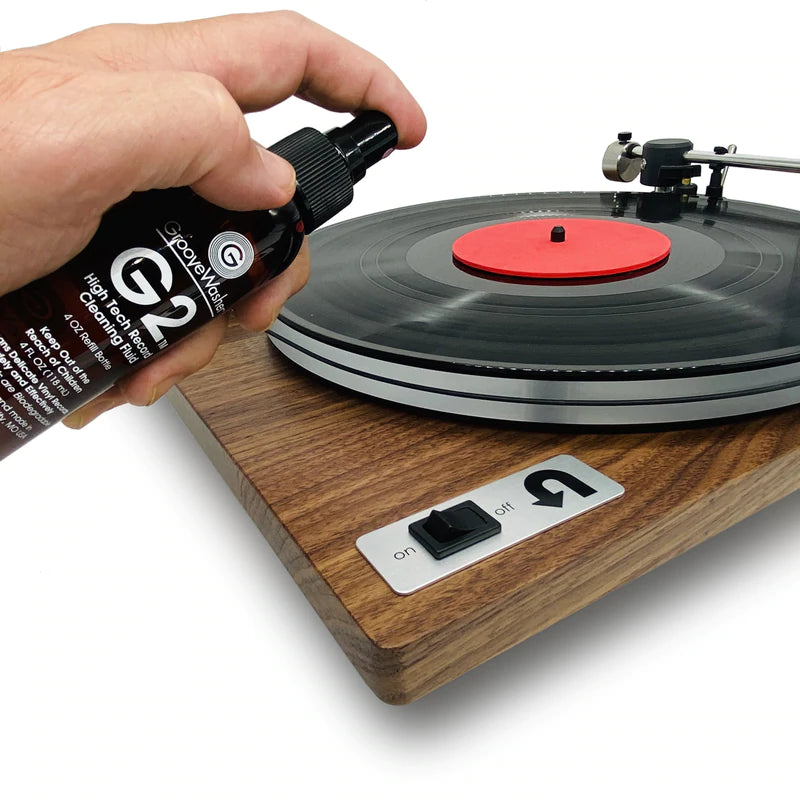 Groovewasher Walnut Kit de limpieza para Vinilo