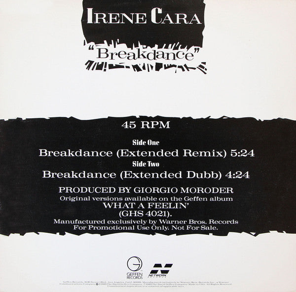 Irene Cara – Breakdance (VG+) Box12