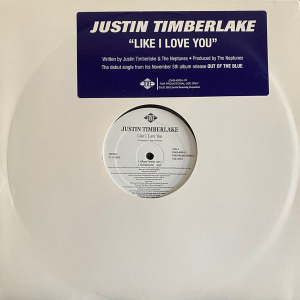 Justin Timberlake – Like I Love You (NM) Box30