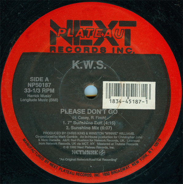 K.W.S. – Please Don't Go (VG+, Funda Generic) Box21