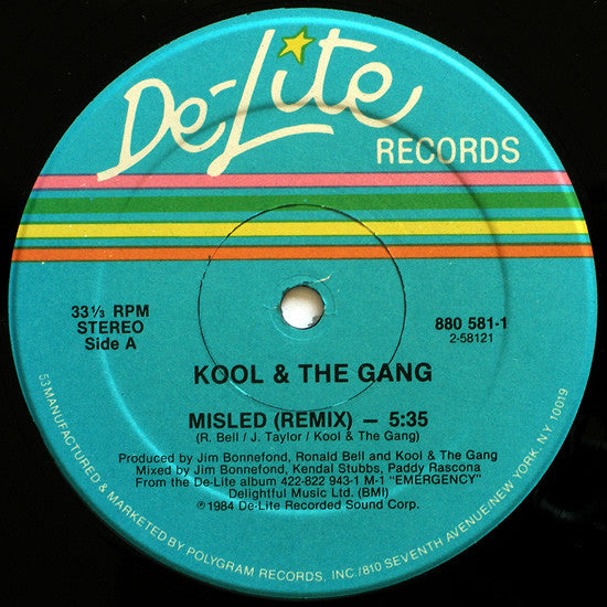 Kool & The Gang ‎– Misled (VG+, Funda Generic) Box10