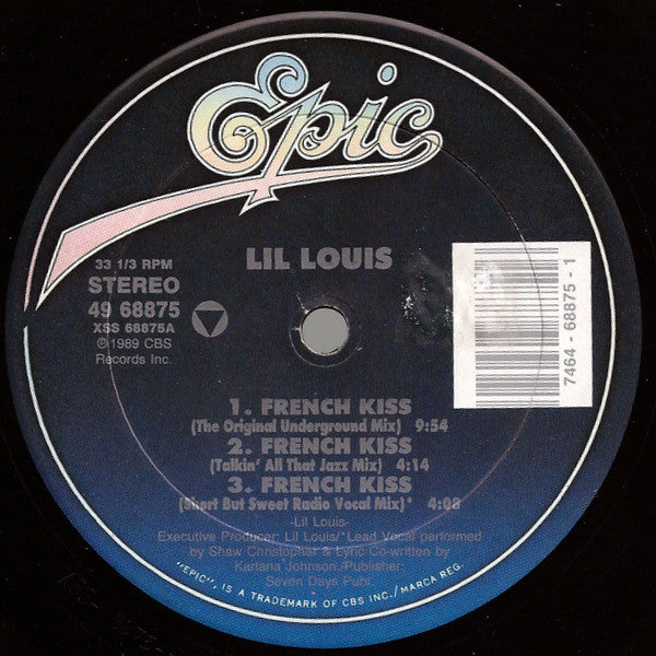 Lil Louis – French Kiss (VG+, Funda Generic) Box15