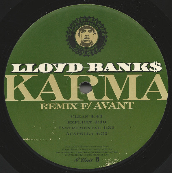 Lloyd Banks – Karma (Remix) (VG+) Box24