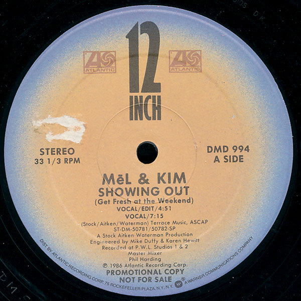 Mel & Kim ‎– Showing Out (Get Fresh At The Weekend) (VG+, Funda Generic) Box8