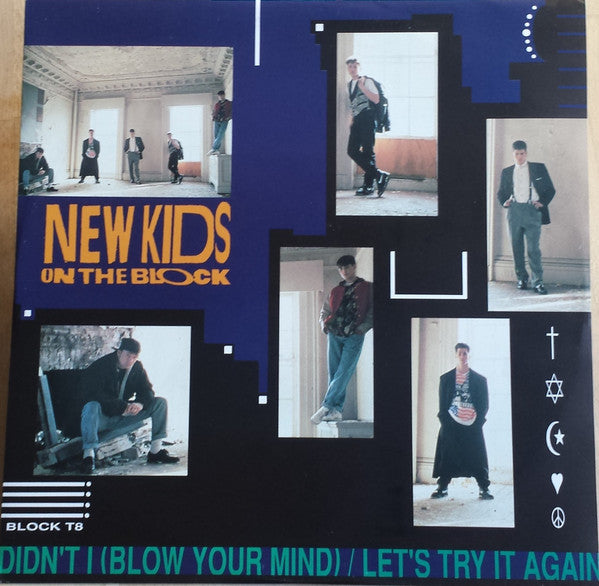 New Kids On The Block – Didn't I (Blow Your Mind) / Let's Try It Again (NM, Funda VG+) Box28