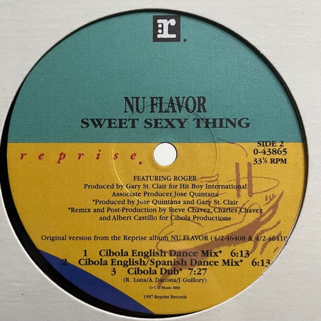 Nu Flavor Feat Roger – Sweet Sexy Thing (VG+, Funda Generic) Box24