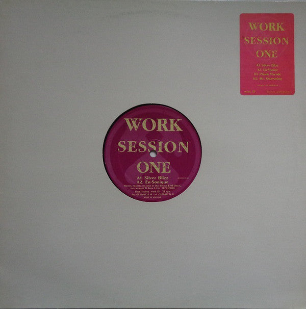 Olav Basoski & DJ Erick E. ‎– Work Session One (VG+) Box5