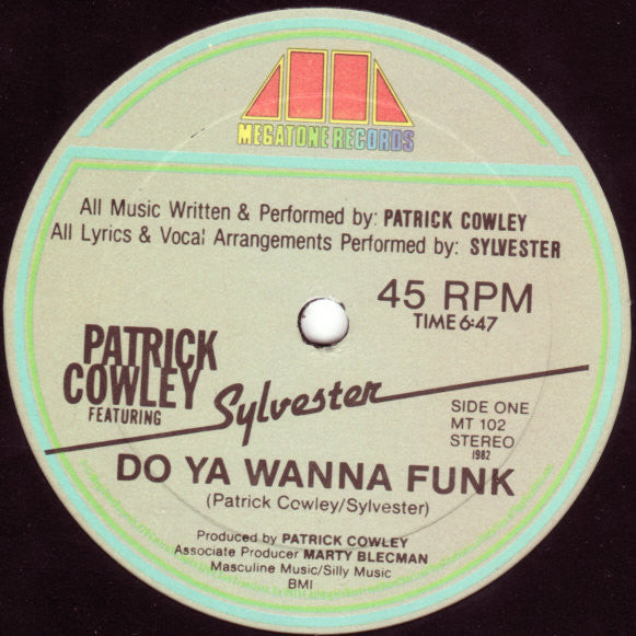 Patrick Cowley Featuring Sylvester – Do Ya Wanna Funk (NM) Box25