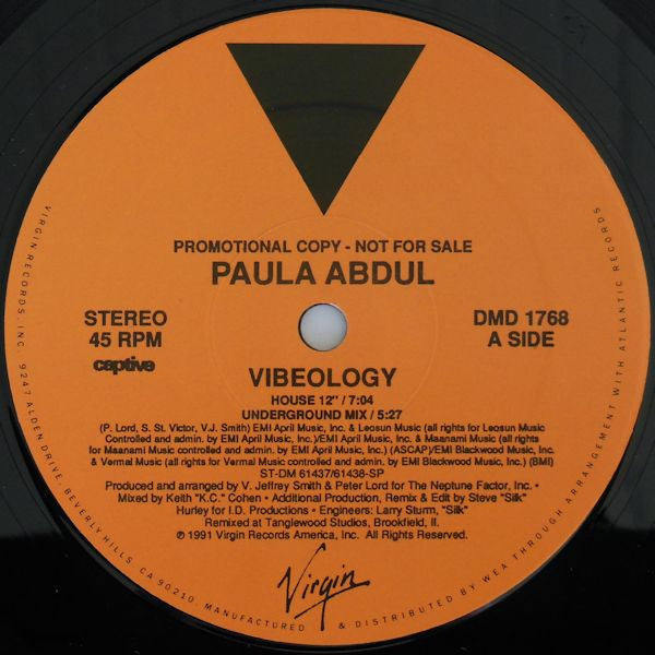 Paula Abdul – Vibeology (VG+, Funda Generic) Box4