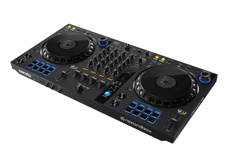 Pioneer DDJ-FLX6 Controlador DJ de 4 canales para rekordbox y Serato DJ Pro (ENTREGA INMEDIATA INCLUYE 90 DÍAS POOL AUDIO Y VIDEO GRATIS)