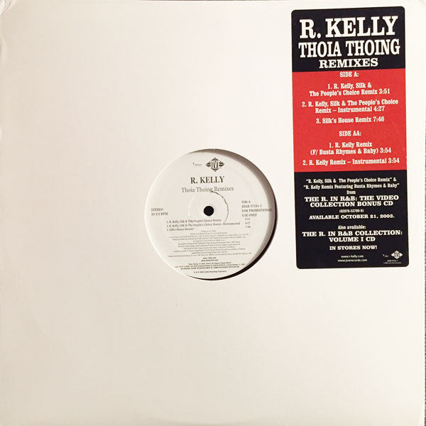 R. Kelly ‎– Thoia Thong (Remixes) (VG+, Funda Generic) Box8