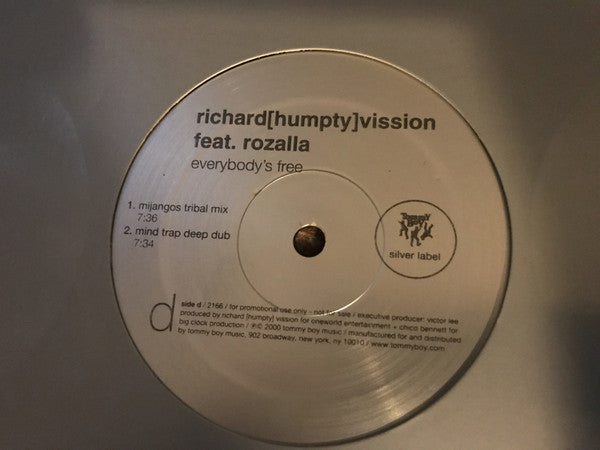 Richard "Humpty" Vission Feat. Rozalla – Everybody's Free (VG+) [Disco Doble] Box25