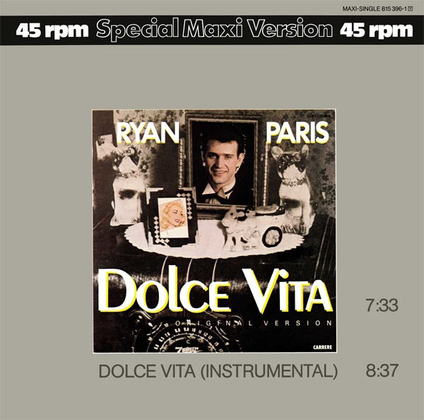 Ryan Paris – Dolce Vita (Original Version) (VG+) Box3