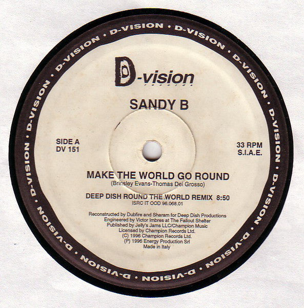 Sandy B – Make The World Go Round (VG+) Box 18