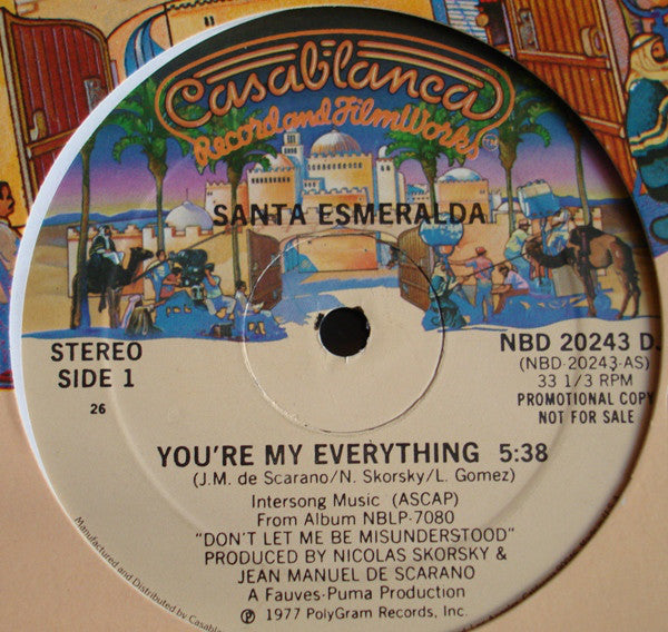 Santa Esmeralda – You're My Everything (VG+, Funda Generic) Box15
