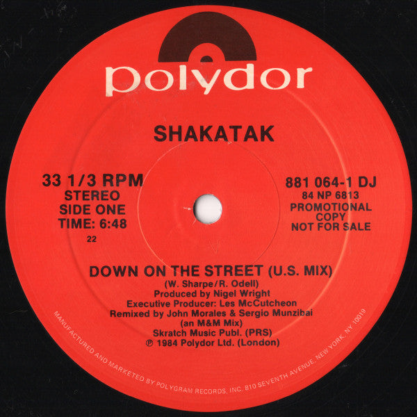 Shakatak – Down On The Street (VG+, Funda Generic) Box18