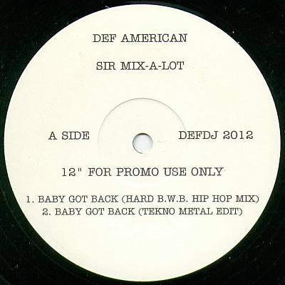 Sir Mix-A-Lot – Baby Got Back (NM, Funda Generic) Box1