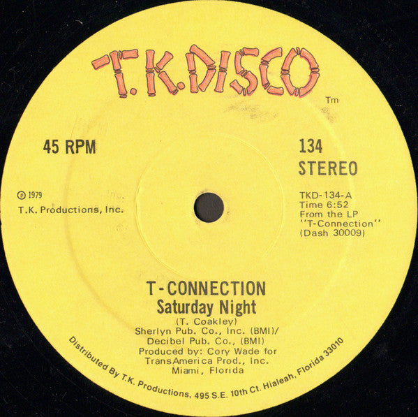 T-Connection ‎– Saturday Night (VG+, Funda Generic) Box9