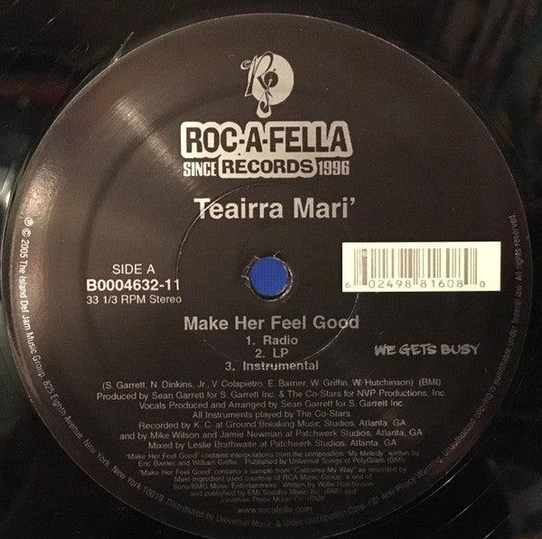 Teairra Mari' – Make Her Feel Good (VG+) Box24