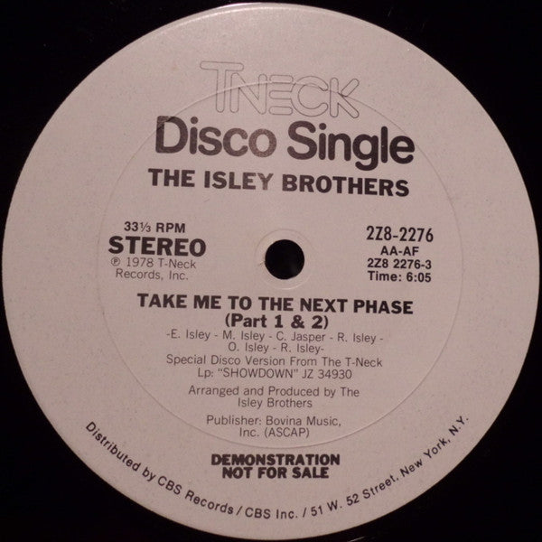 The Isley Brothers – Take Me To The Next Phase / Tell Me When You Need It Again (NM, Funda Generic) Box28