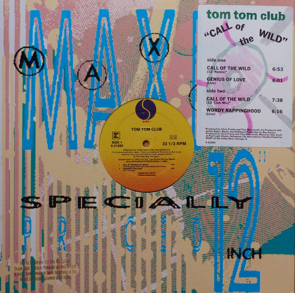 Tom Tom Club – Call Of The Wild (NM, Funda Generic) Box13
