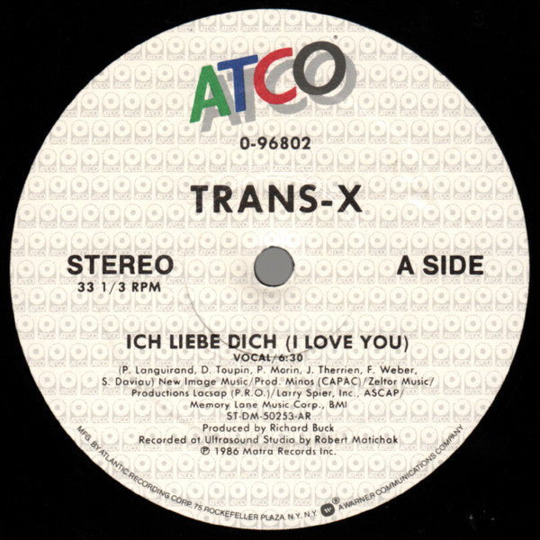 Trans-X ‎– Ich Liebe Dich (I Love You) (VG+) Box2