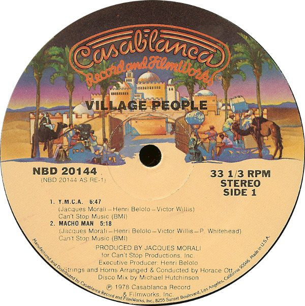 Village People – Y.M.C.A. / Macho Man (VG+, Funda Generic) Box11