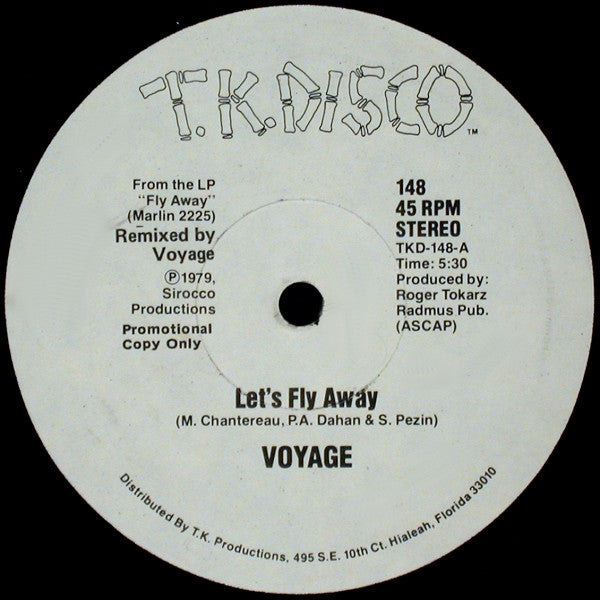 Voyage – Let's Fly Away / Gone With The Music (NM, Funda Generic) Box31