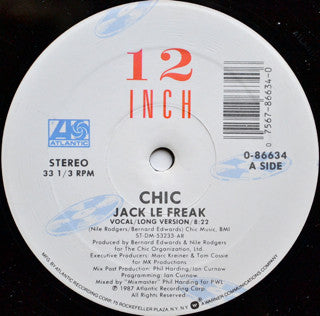 Chic – Jack Le Freak (NM, Funda Generic) Box32
