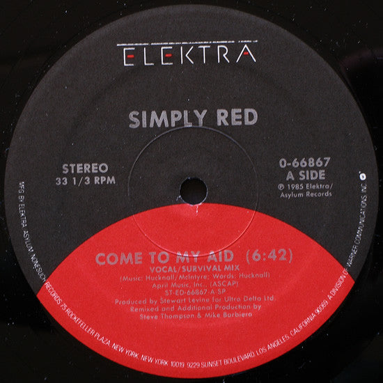 Simply Red – Come To My Aid (VG+, Funda Generic) Box22